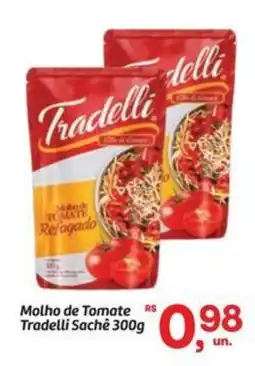 Fort Atacadista Molho de Tomate Tradelli Sachê oferta