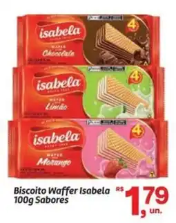 Fort Atacadista Biscoito Waffer Isabela Sabores oferta