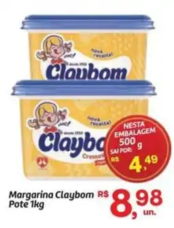 Fort Atacadista Margarina Claybom Pote oferta