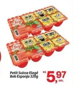 Fort Atacadista Petit Suisse Elegê Bob Esponja oferta