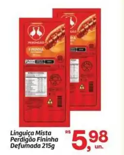 Fort Atacadista Linguiça Mista Perdigão Fininha Defumada oferta