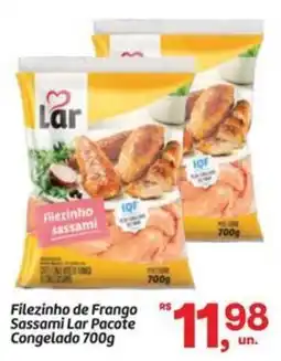 Fort Atacadista Filezinho de Frango Sassami Lar Pacote Congelado oferta