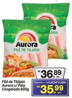 Fort Atacadista Filé de Tilápia Aurora s/Pele Congelada oferta