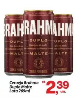 Fort Atacadista Cerveja Brahma Duplo Malte Lata oferta