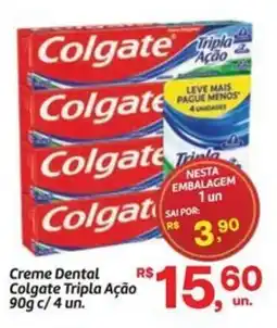 Fort Atacadista Creme Dental Colgate Tripla Ação oferta