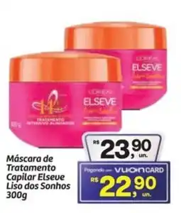 Fort Atacadista Máscara de Tratamento Capilar Elseve Liso dos Sonhos oferta