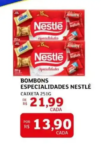Bombons especialidades nestlé
