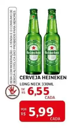 Assaí Atacadista Cerveja heineken long neck oferta
