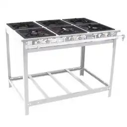 Benoit Fogão a Gás GLP Industrial Venâncio EI6 Extra Inox 6 Bocas oferta