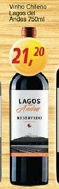 Supermercados Guanabara vinho Chileno Lagos del Andes 750ml oferta