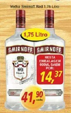 Supermercados Guanabara Vodka Smirnoff Red 1.75L oferta