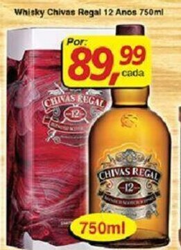Supermercados Guanabara Whisky Chivas Regal 12 Anos 750ml oferta
