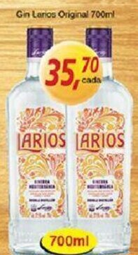 Supermercados Guanabara Gin Larios Original 700ml oferta
