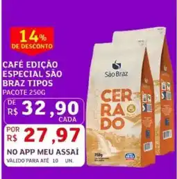 Assaí Atacadista Café edição especial são braz tipos pacote oferta