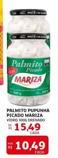 Assaí Atacadista Palmito pupunha picado mariza vidro drenado oferta