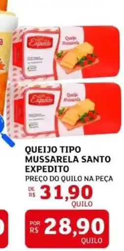 Assaí Atacadista Queijo tipo mussarela santo expedito oferta
