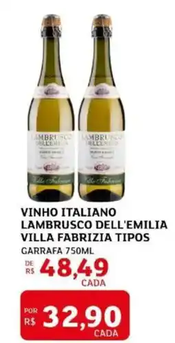 Assaí Atacadista Vinho italiano lambrusco dell'emilia villa fabrizia tipos oferta