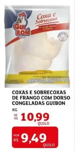 Assaí Atacadista Coxas e sobrecoxas de frango com dorso congeladas guibon oferta