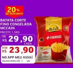 Assaí Atacadista Batata corte fino congelada mccain oferta