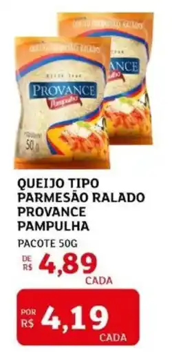 Assaí Atacadista Queijo tipo parmesão ralado provance pampulha pacote oferta