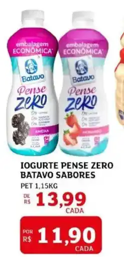 Assaí Atacadista Iogurte pense zero batavo sabores oferta
