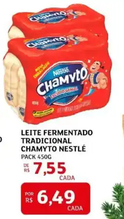 Assaí Atacadista Leite fermentado tradicional chamyto nestlé pack oferta