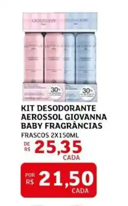 Assaí Atacadista Kit desodorante aerossol giovanna baby fragrâncias oferta