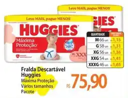 Atacadão Fralda Descartável Huggies oferta