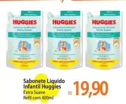 Atacadão Sabonete Líquido Infantil Huggies Extra Suave Refil oferta
