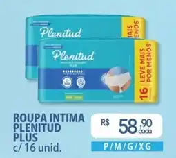 Atacadão Roupa intima plenitud plus oferta