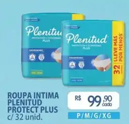 Atacadão Roupa intima plenitud protect plus oferta
