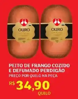 Assaí Atacadista Peito de frango cozido e defumado perdigão oferta