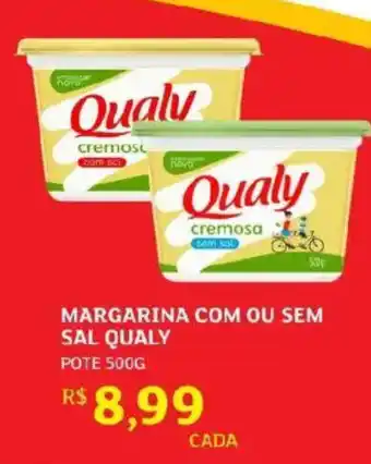 Margarina com ou sem sal qualy