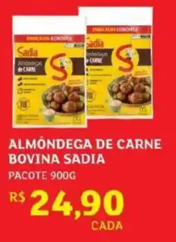 Assaí Atacadista Almondega de carne bovina sadia pacote oferta