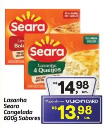 Lasanha Seara Congelada Sabores