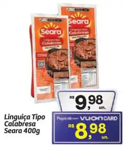 Fort Atacadista Linguiça Tipo Calabresa Seara oferta