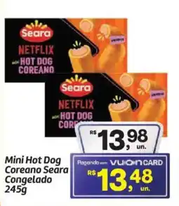 Fort Atacadista Mini Hot Dog Coreano Seara Congelado oferta
