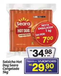 Fort Atacadista Salsicha Hot Dog Seara Congelada oferta