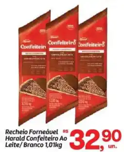 Fort Atacadista Recheio Forneável Harald Confeiteiro Ao Leite/Branco oferta