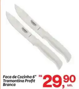 Fort Atacadista Faca de Cozinha 6" Tramontina Profit Branca oferta