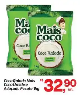 Fort Atacadista Coco Ralado Mais Coco Úmido e Adoçado Pacote oferta