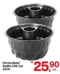 Fort Atacadista Forma Bolo/ Pudim Chic Lar oferta