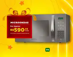 Casa e Vídeo Microondas oferta
