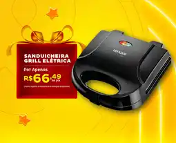Casa e Vídeo Sanduicheira grill elétrica oferta