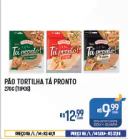 Supermercado Guará Pão tortilha tá pronto (tipos) oferta