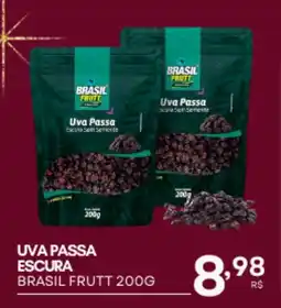 Mercadão Atacadista Uva passa escura brasil frutt oferta