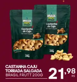 Mercadão Atacadista Castanha caju torrada salgada brasil frutt oferta