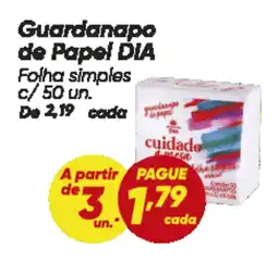 Dia Guardanapo de Papel DIA oferta