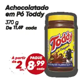 Dia Achocolatado em Pó Toddy oferta
