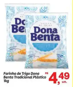 Fort Atacadista Farinha de Trigo Dona Benta Tradicional Plástico oferta